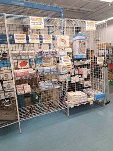 lot 130 image: Grid Panel Shelving Section 2-section with Back Grids 25x98x96