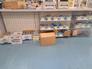 lot 150 image: Wire Grid Shelving Section 12-panel 13x123x39-12