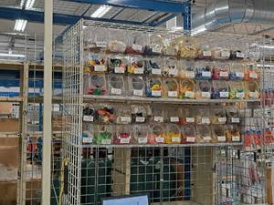 lot 154 image: Lot of (7) Wire Grid Sections