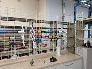 lot 153 image: Lot of (5) Wire Grid Panels