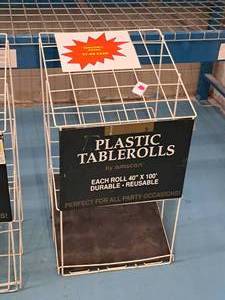 lot 161 image: Metal Wire Display Rack 16x18-12x33