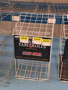 lot 162 image: Metal Wire Display Rack 16x18-12x33