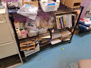 lot 218 image: Wire Shelving Unit