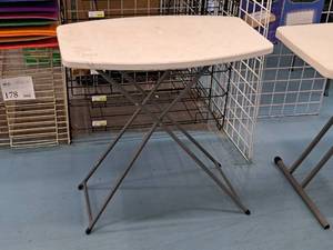 lot 245 image: 29 Folding Table  Adjustable Height