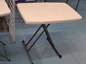 lot 246 image: 30 Folding Table  Adjustable Height