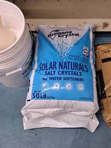 lot 305 image: Lot of (2) Diamond Crystal Solar Naturals Salt Crystals
