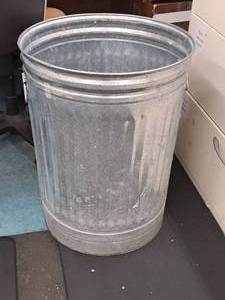 lot 321 image: Metal Trash Can