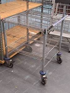 lot 237B image: Wire Utility Cart 2-tier