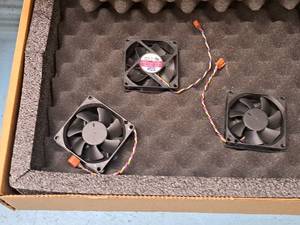 lot 344 image: Lot of (3) AVC Fan Motors DASA0820R2U