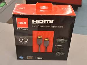 lot 376 image: RCA DigitalPlus 1080P 50 HDMI Cord