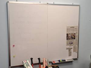 lot 265A image: Wall-mount Dry Erase Whiteboard