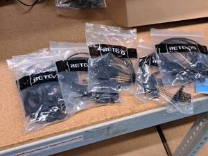 lot 404 image: Lot of (6) RetcVIS In-Ear Speakers RT22 (New)