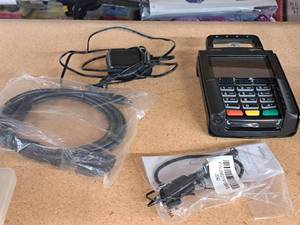 lot 424 image: Ingenico Lane5000 Credit Card Reader with (2) Cables and (1) Stylus