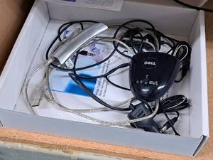 lot 431 image: Lot of  Assorted Dell Wireless Accessories - Cables, Adapter