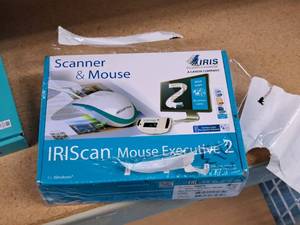lot 436 image: Iris IRIScan Mouse Executive 2 Scanner & Mouse (New)