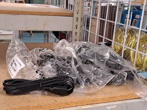 lot 438 image: Lot of (9) Power Cables (New)