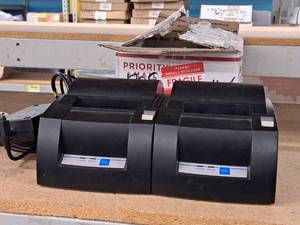 lot 440 image: Lot of (2) Citizen Systems Receipt Printers CT-S300 with Power Cord
