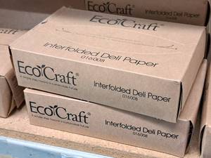 lot 623 image: Lot of (2 Boxes) EcoCraft 8 Interfolded Deli Paper