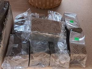 lot 632 image: Lot of (9 Boxes) 10-20-oz Paper Hot Cup Sleeves 50-count ( 450 total items )