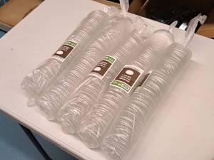 lot 666 image: Lot of (5 Boxes) World Centric Conserveware Collection 3-5-oz Flat Pete Portion Cup Lids 100-count ( 500 total items )