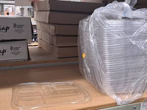 lot 670 image: Lot of (1 Box) Bento Box Lids 50-count ( 50 total items )
