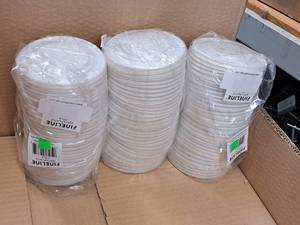 lot 672 image: Lot of (3 Boxes) World Centric 12-32-oz Bowl Lids 50-count ( 150 total items )