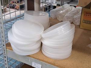 lot 701 image: Lot of (70) 1-Gallon Plastic Airlite Bucket Lids
