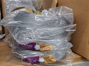 lot 756 image: Lot of (4 Packs) Maryland Plastics The Newbury Collection 6-12 Heavyweight Plastic Cake Plates 15-count ( 60 Total Items )
