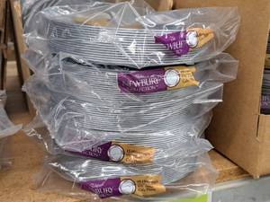 lot 757 image: Lot of (5 Packs) Maryland Plastics The Newbury Collection 6-12 Heavyweight Plastic Cake Plates 15-count ( 75 Total Items )
