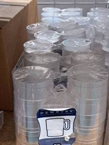 lot 785 image: Lot of (8 Packs) Maryland Plastics The Newbury Collection 8-oz Heavyweight Plastic Coffee Cups 8-count ( 64 Total Items )
