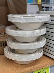 lot 799 image: Lot of (4 Packs) Regal 12-oz Bowls 12-count ( 48 Total Items )