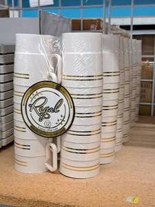 lot 804 image: Lot of (7 Packs) Regal 8-oz Coffee Cups 12-count ( 84 Total Items )