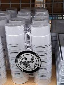 lot 809 image: Lot of (5 Packs) Regal 8-oz Coffee Cups 12-count ( 60 Total Items )