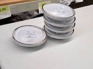 lot 832 image: Lot of (5 Packs) Signature Blu 12-oz Plastic Bowls 10-count ( 50 Total Items )
