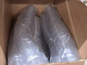 lot 849 image: Lot of (9 Packs) 1-2oz Souffle Cup Lids 100-count ( 900 Total Items )