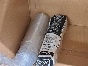 lot 850 image: Lot of (2 Packs) 2-oz Souffle Cup Lids 100-count ( 200 Total Items )