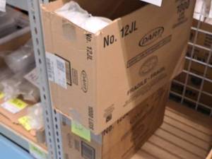 lot 854 image: Lot of (16 Packs) 12-oz Foam Vented Cup Lids 100-count ( 1600 Total Items )
