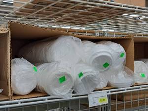 lot 893 image: Lot of (8 Packs) 12-oz Dome Lids 100-count ( 800 Total Items )