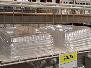 lot 937 image: Lot of (24) Dome Lids for 14 Aluminum Sheet Cake