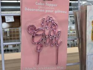 lot 950 image: Lot of (2) Girl theme Cake Toppers