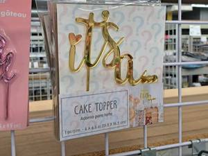 lot 951 image: Lot of (3) Its A logo Cake Toppers