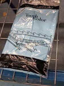 lot 990 image: Lot of (2) Touch of Color Table Skirts 29x14