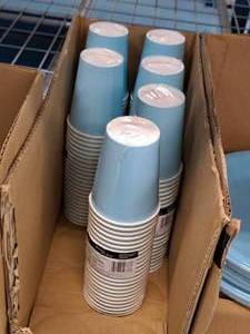 lot 1005 image: Lot of (6 Packs) 9-oz Paper Cold Cups 24-count ( 144 Total Items )