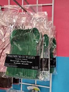 lot 1043 image: Lot of (9 Packs) Touch of Color Spoons 24-count ( 216 Total Items )