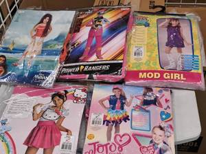lot 1136 image: Lot of (6) Child Size 4-6 Girls Costumes