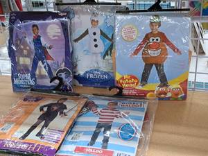 lot 1163A image: Lot of (5) Child Size Small 4-6 Boys Costumes