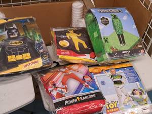 lot 1167 image: Lot of (5) Child Size Medium 7-8 Boys Costumes