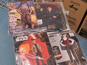 lot 1169 image: Lot of (4) Child Size Medium 8-10 Boys Costumes