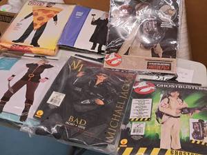 lot 1177 image: Lot of (5) Child Size Large 12-14 Boys Costumes with Inflatable