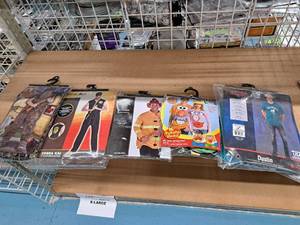 lot 1230 image: Lot of (5) One Size to 46 Mens Costumes